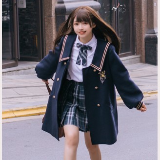 College Look Lolita Fleece Jacket by Eieyomi (EY02)